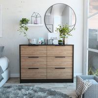 Cómoda Kaia 2 Puertas Wengue Miel