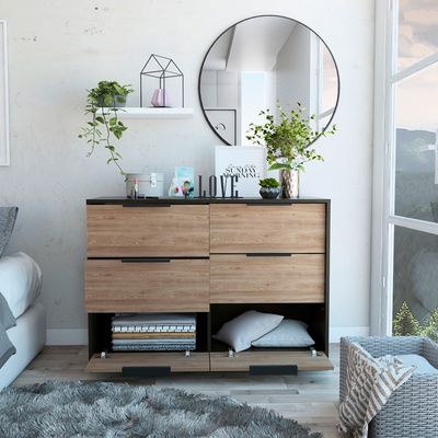 Imagen 2 del producto Cómoda Kaia 2 Puertas Wengue Miel