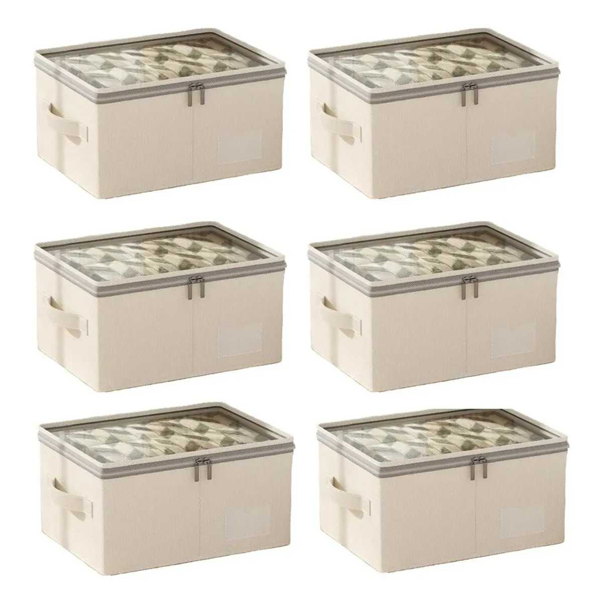 EVERSO - Cajas Organizadoras Plegables Closet Almacenamiento De Ropa Pack 6