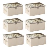 Cajas Organizadoras Plegables Closet Almacenamiento De Ropa Pack 6