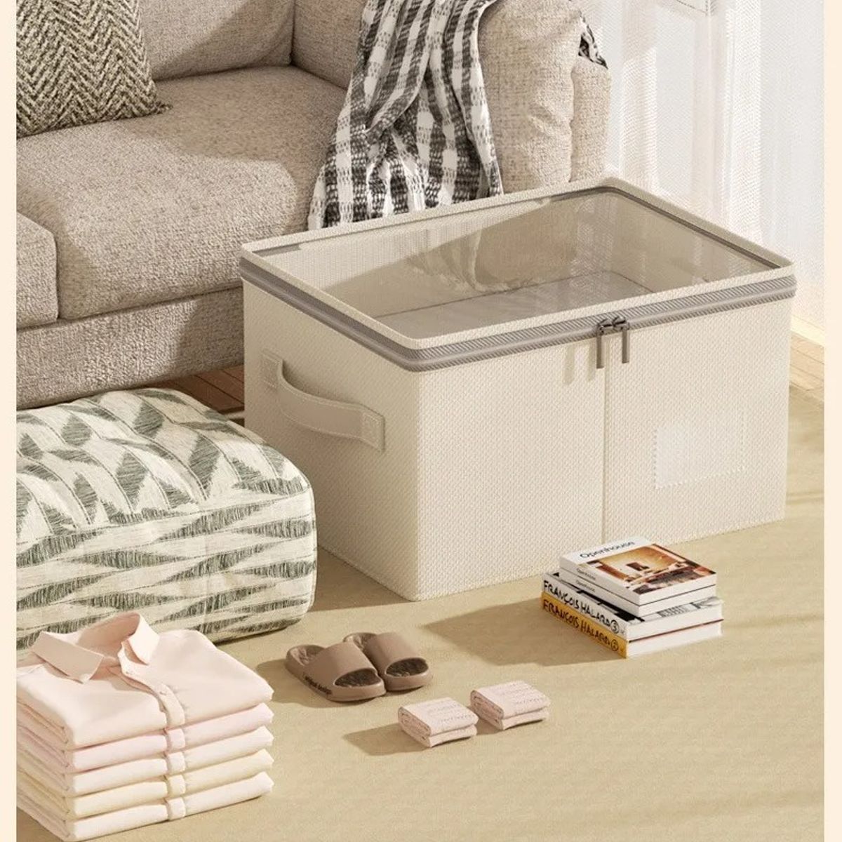 EVERSO - Cajas Organizadoras Plegables Closet Almacenamiento De Ropa Pack 3