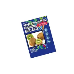 MALIK - Papel Glossy 210gm 50 hojas + 4 Litros para Canon G3160