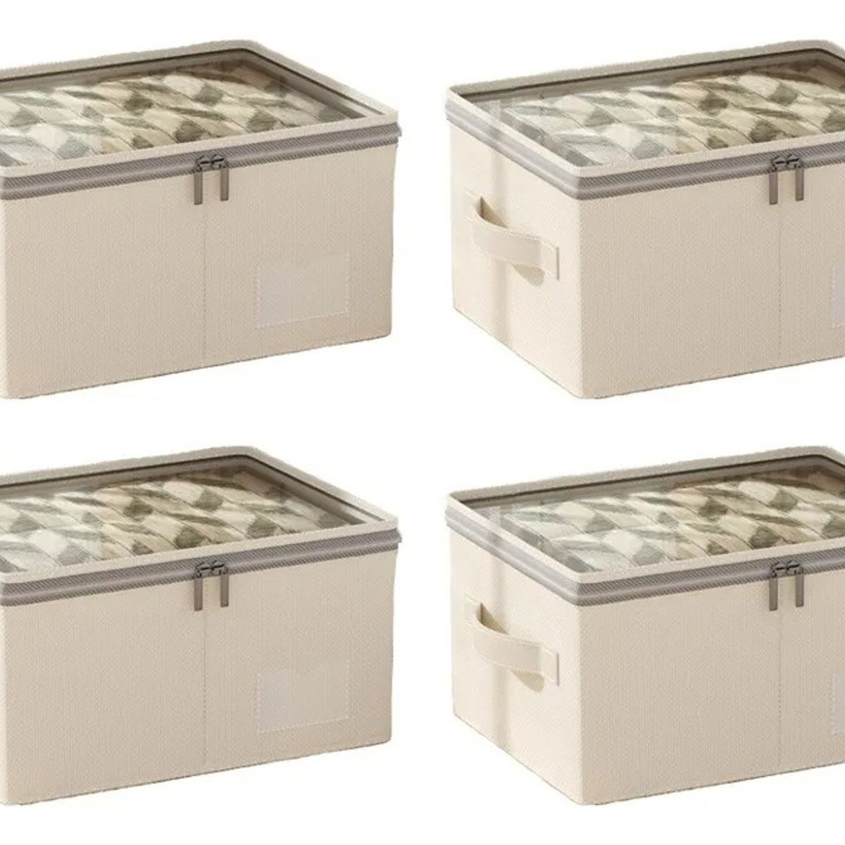 EVERSO - Cajas Organizadoras Plegables Closet Almacenamiento De Ropa Pack 4