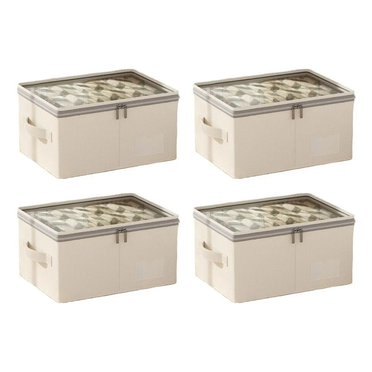 EVERSO - Cajas Organizadoras Plegables Closet Almacenamiento De Ropa Pack 4