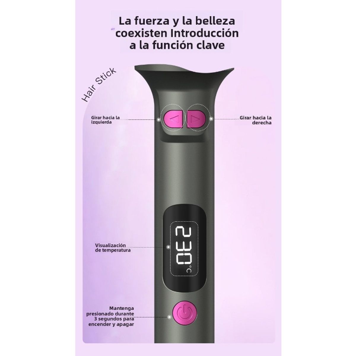 TIOZONEY - Plancha rizadora automática