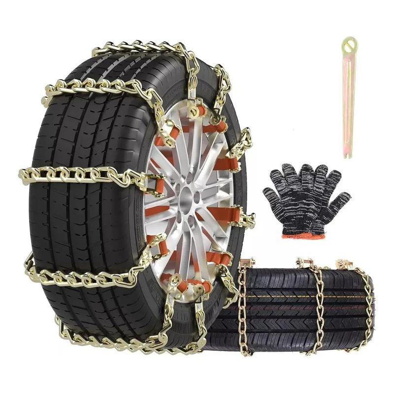 KUANGYE - 10pcs Cadena De Nieve Antideslizante Fácil Montaje 165-275