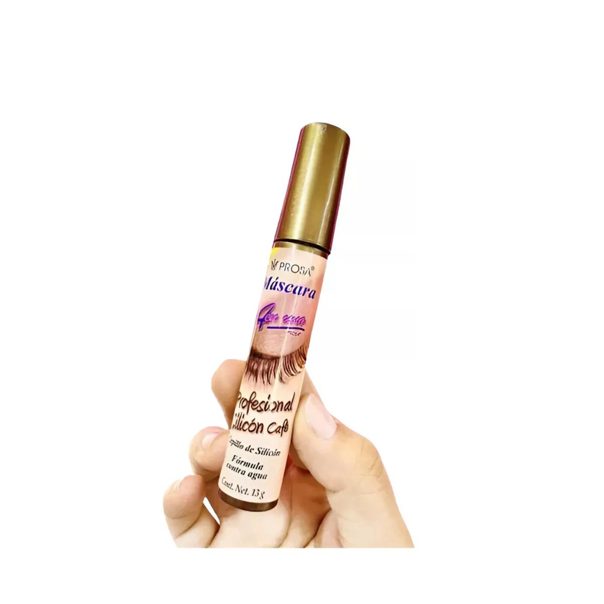 PROSA NATURAL - Mascara de Pestañas Profesional Silicon Cafe 13gr PROSA