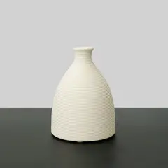 RE DECORA - Florero de Cerámica Minimalista 14 cm