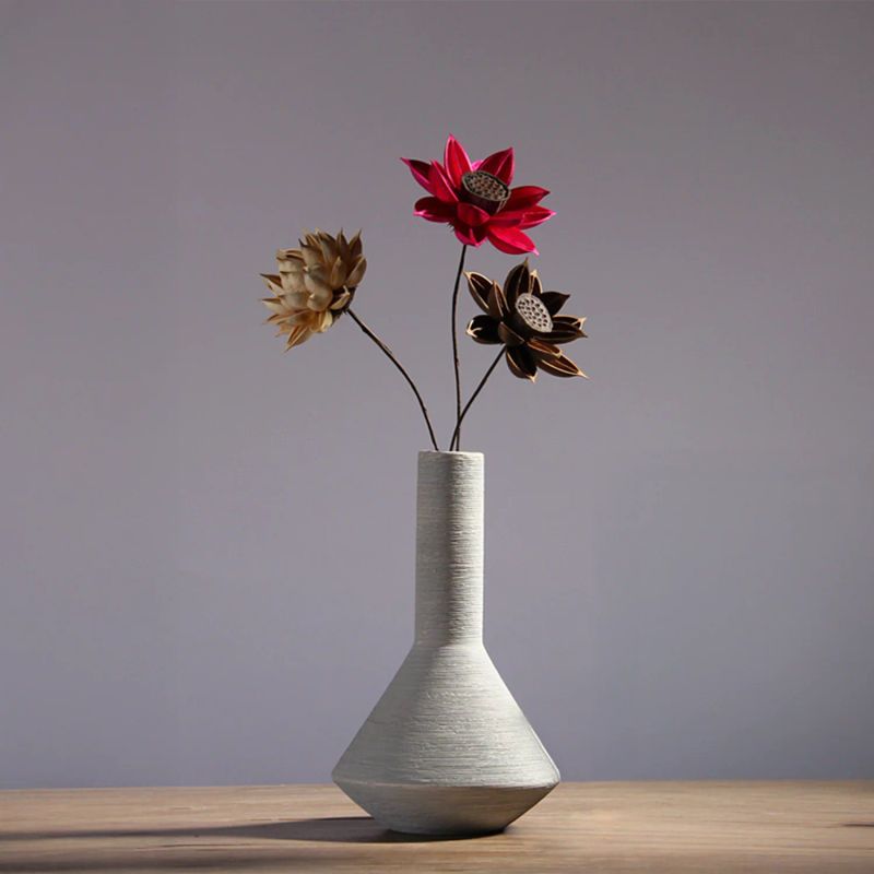 RE DECORA - Florero Gris Grande