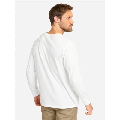 Imagen 2 del producto Polera ML Tropic Blanco Hombre - Blanco