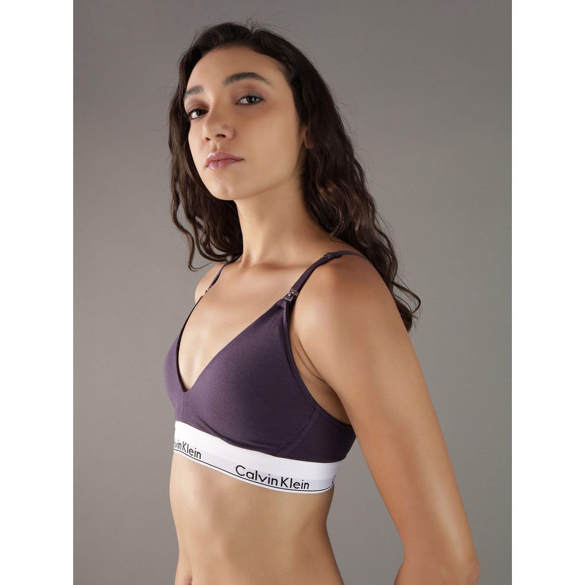 CALVIN KLEIN - Bralette de maternidad - modern cotton Morado Calvin Klein