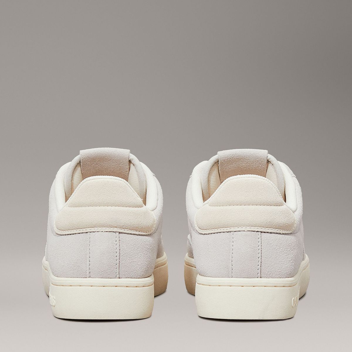 CALVIN KLEIN - Zapatillas classic cupsole de ante Gris Calvin Klein