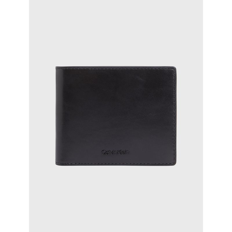 CALVIN KLEIN - Billetera Ck Refined Bifold 5Cc Negro Calvin Klein
