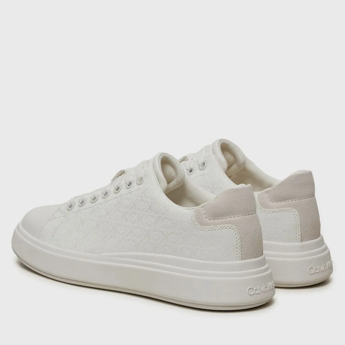 CALVIN KLEIN - Zapatillas Cupsole Lace Up Mono Calvin Klein Blanco