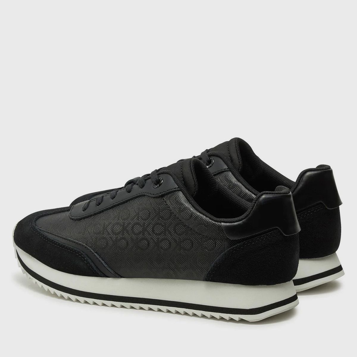 CALVIN KLEIN - Zapatillas deportivas runner con monograma Negro Calvin Klein