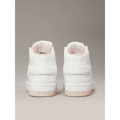 Imagen 2 del producto Zapatillas altas de cuero sintético Blanco