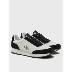 CALVIN KLEIN - Zapatillas runner de cuero Negro