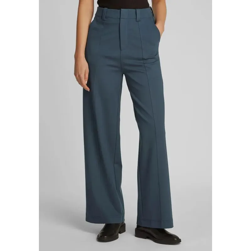 CALVIN KLEIN - Pantalón recto estilo milano Azul Calvin Klein