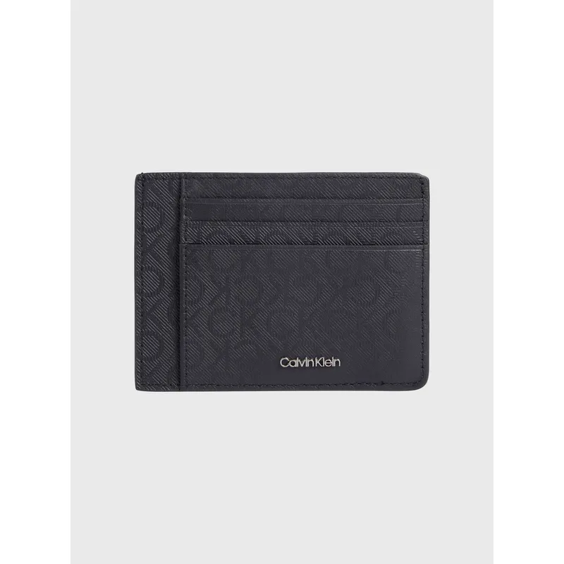 CALVIN KLEIN - Tarjetero Ck Must Mono Negro Calvin Klein