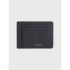 CALVIN KLEIN - Tarjetero Ck Must Mono Negro