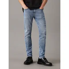 CALVIN KLEIN - Jeans slim tapered Blanco