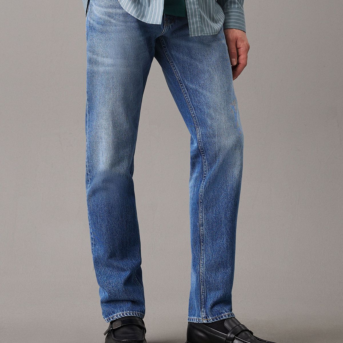 CALVIN KLEIN - Jeans slim straight Azul Calvin Klein