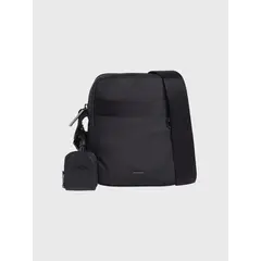 CALVIN KLEIN - Bolso Reporter Nylon Negro