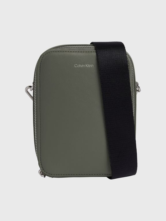 Bolso Reporter Ck Sleek Verde Verde TALLA UNICA