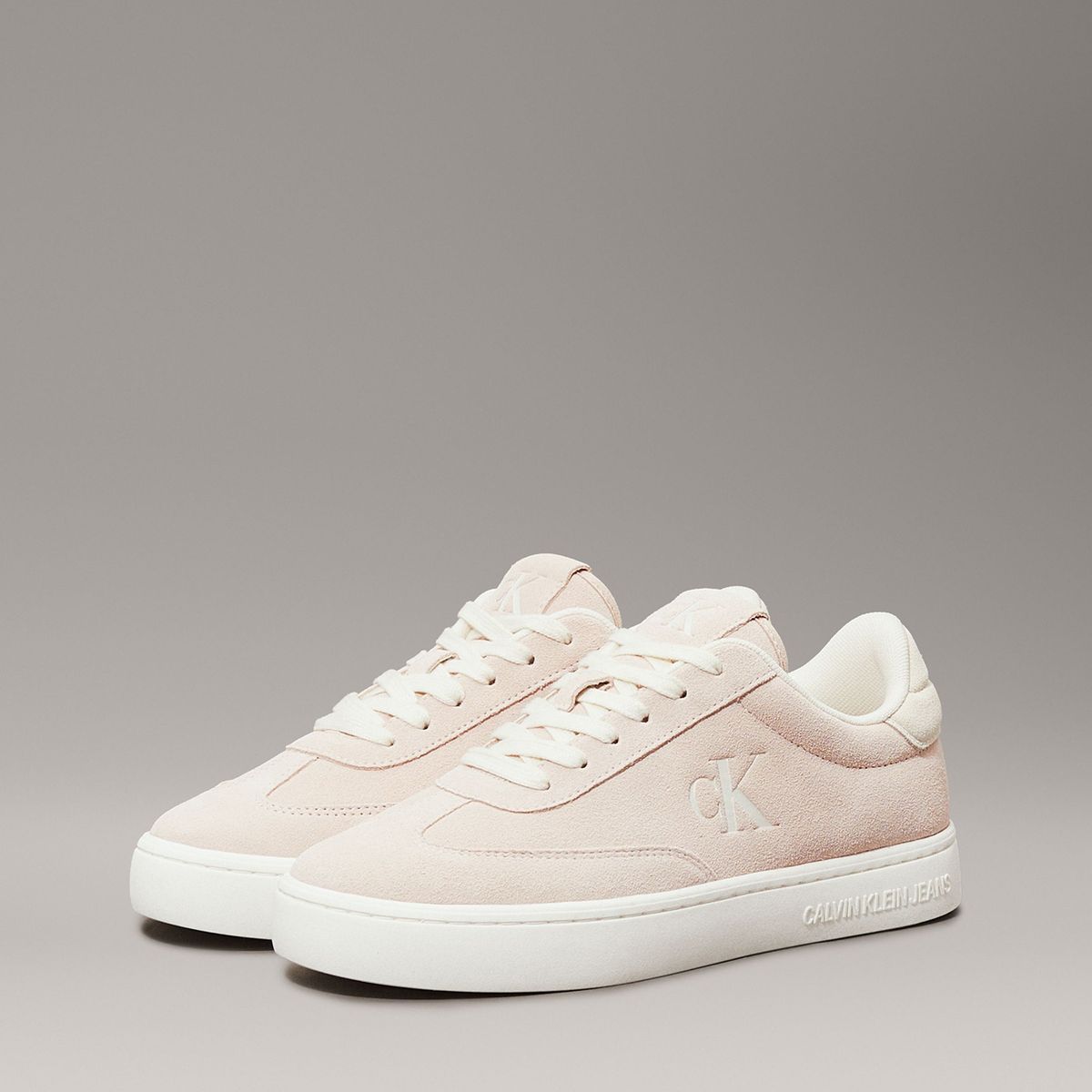 CALVIN KLEIN - Zapatillas classic cupsole de ante Rosado Calvin Klein