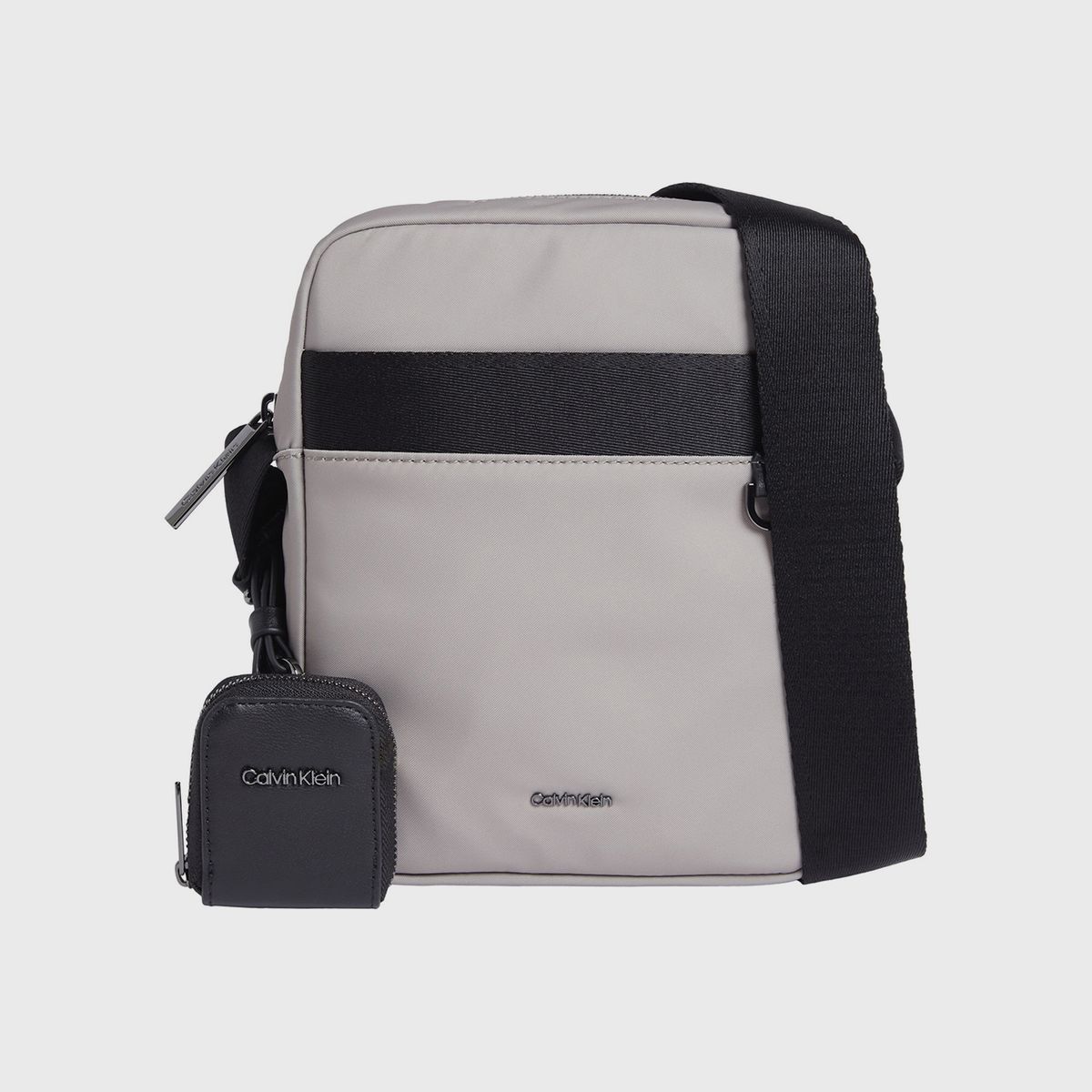 CALVIN KLEIN - Bolso Reporter Nylon Beige Calvin Klein