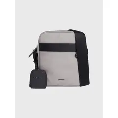 CALVIN KLEIN - Bolso Reporter Nylon Beige