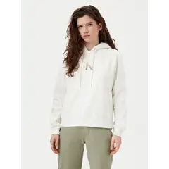 CALVIN KLEIN - Polerón con gorro con monograma Blanco