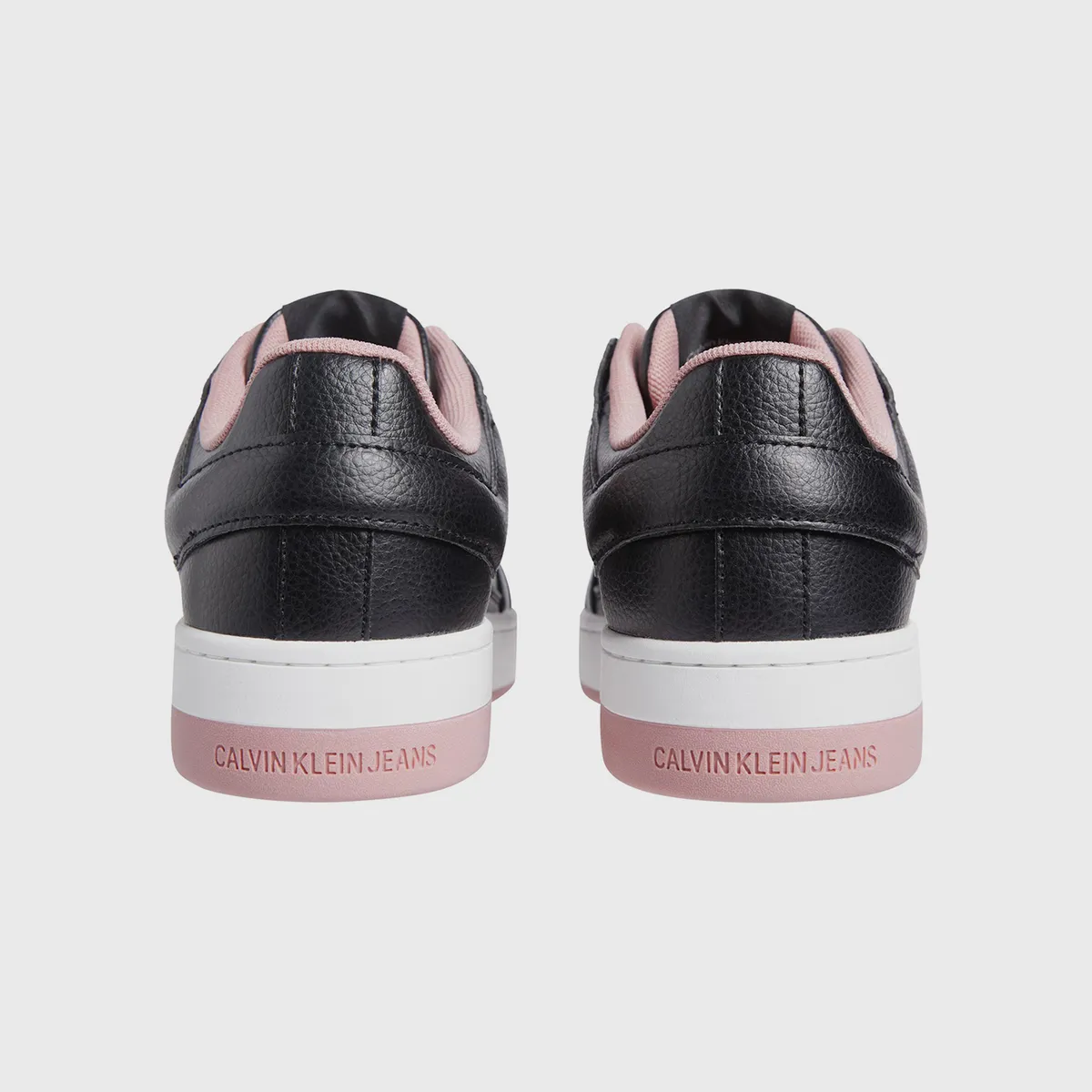 CALVIN KLEIN - Zapatillas basket de cuero sintético Negro Calvin Klein