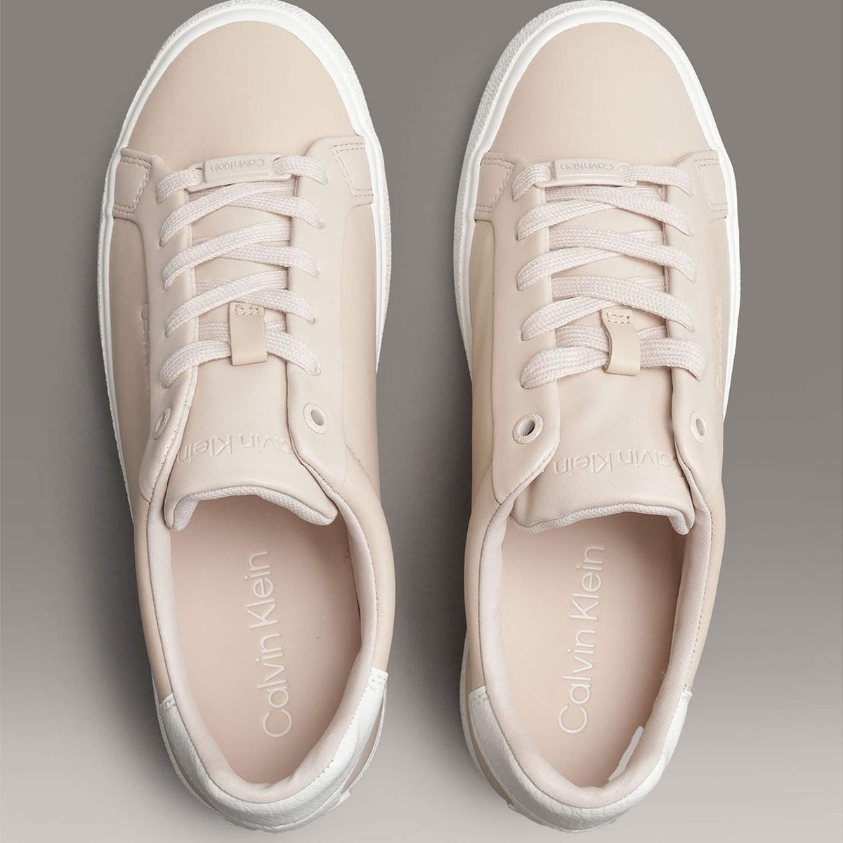 CALVIN KLEIN - Zapatillas de cuero Rosado Calvin Klein