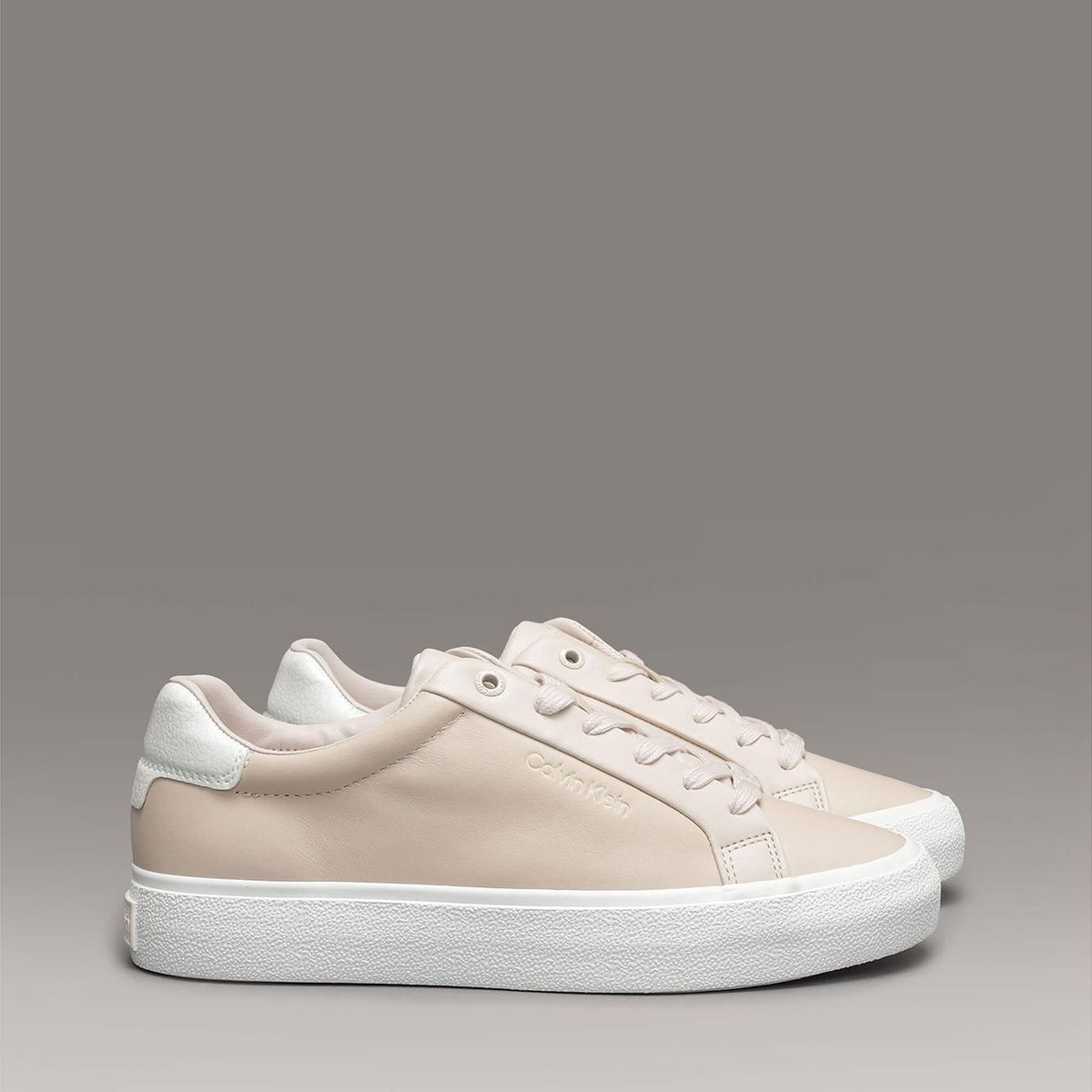 CALVIN KLEIN - Zapatillas de cuero Rosado Calvin Klein