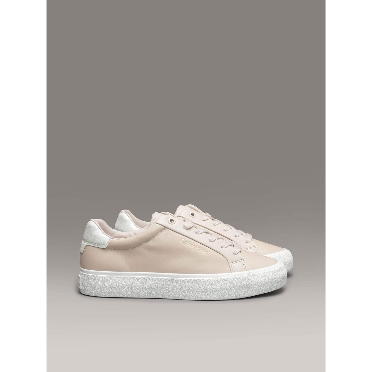 CALVIN KLEIN - Zapatillas de cuero Rosado Calvin Klein