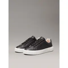 CALVIN KLEIN - Zapatillas de cuero Negro