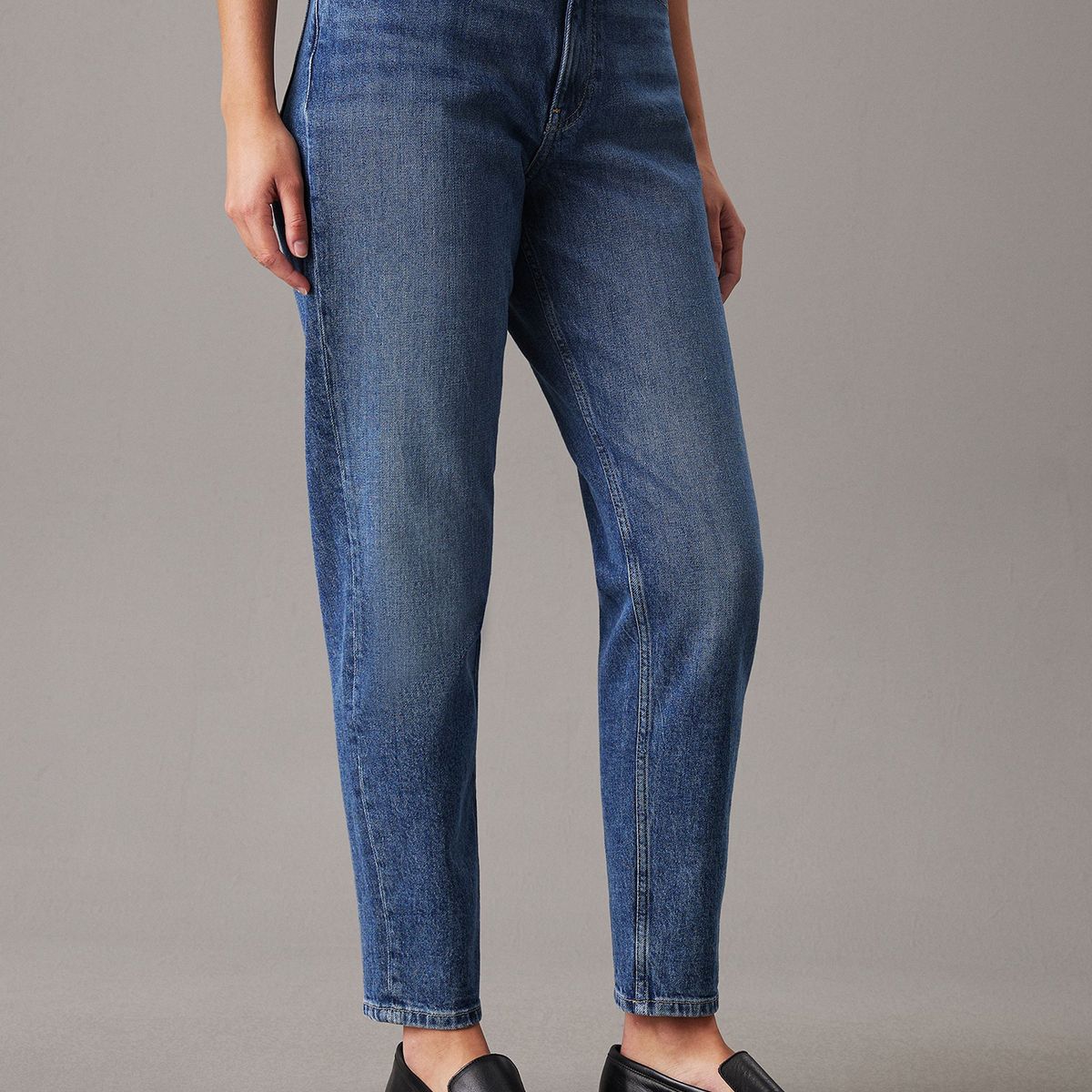 CALVIN KLEIN - Mom jeans Azul Calvin Klein