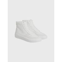 Zapatillas altas con monograma Blanco