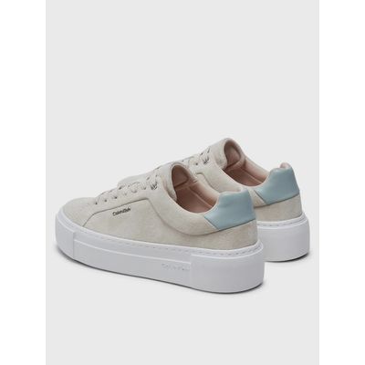 Imagen 2 del producto Zapatillas de ante de plataforma Beige