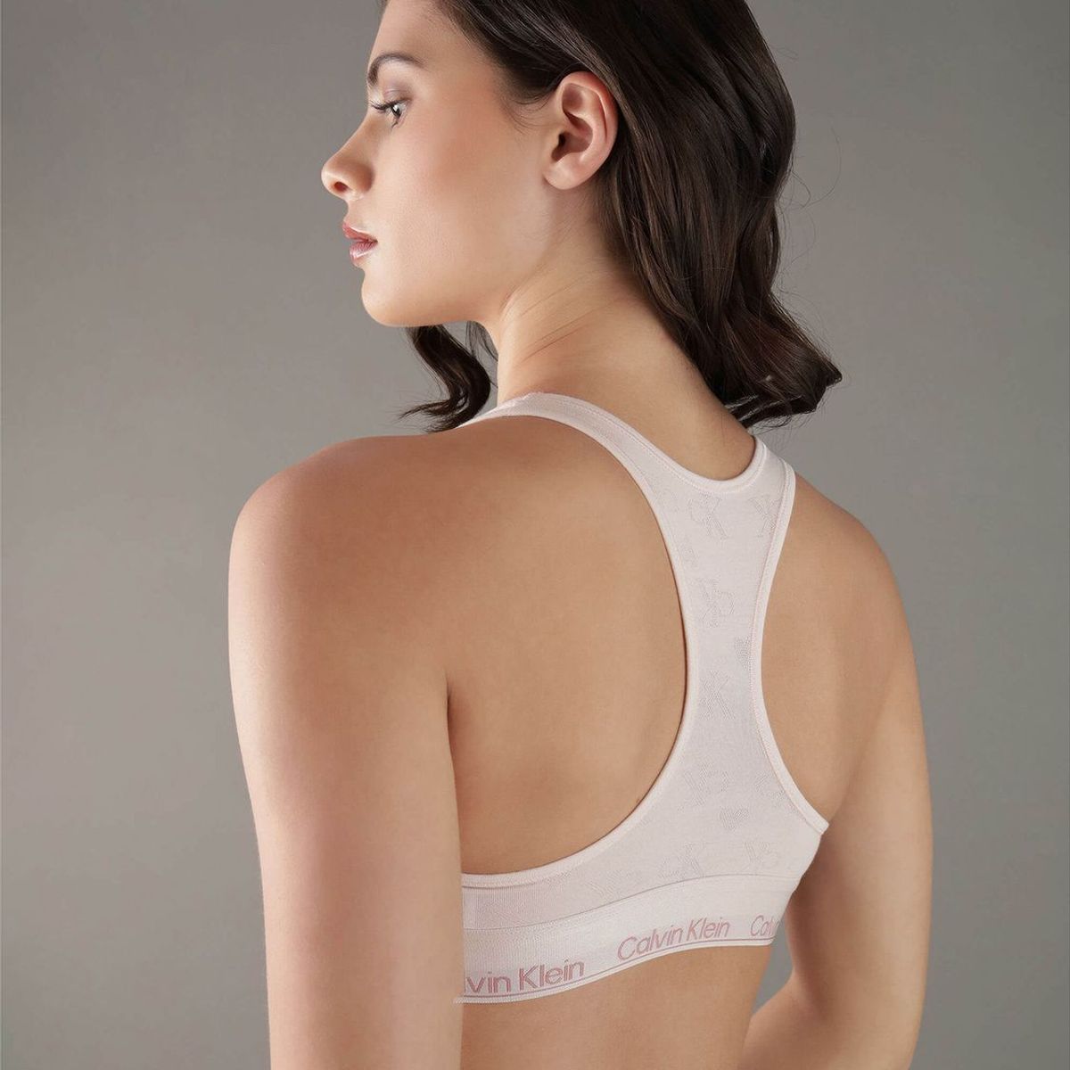CALVIN KLEIN - Bralette - Modern cotton vday Rosado Calvin Klein