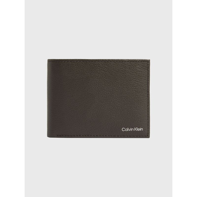 CALVIN KLEIN - Billetera Warmth Bifold 5Cc Café Calvin Klein
