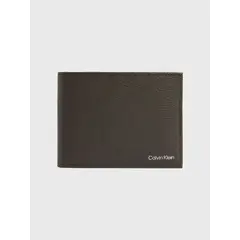 CALVIN KLEIN - Billetera Warmth Bifold 5Cc Café