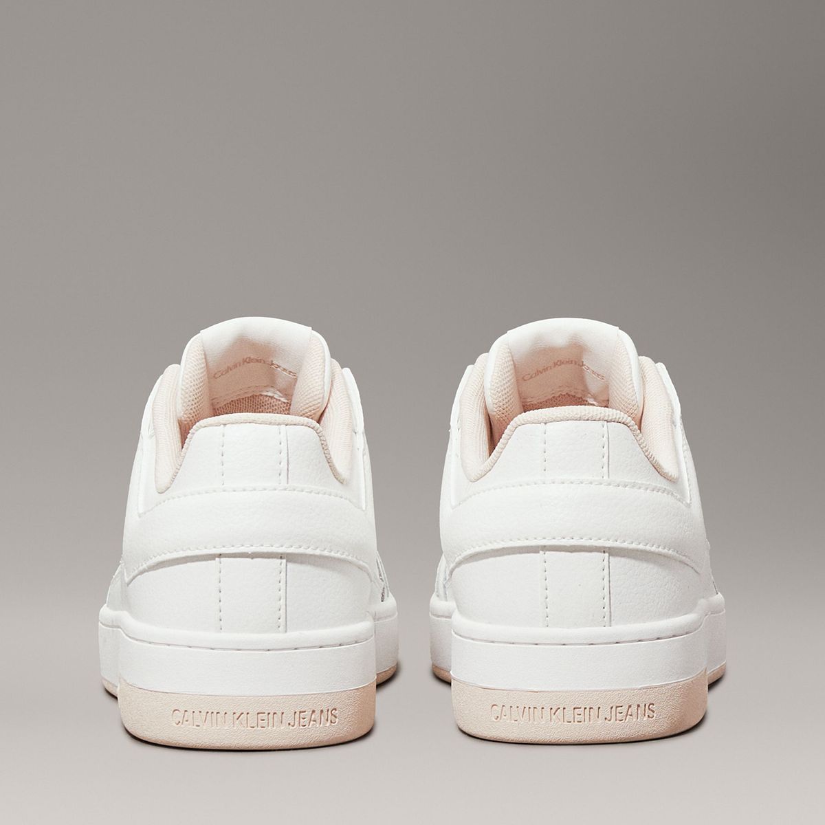 CALVIN KLEIN - Zapatillas basket de cuero sintético Blanco Calvin Klein