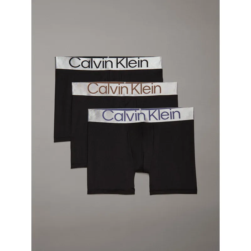 CALVIN KLEIN - Pack de 3 boxer brief - Steel Micro Negro Calvin Klein