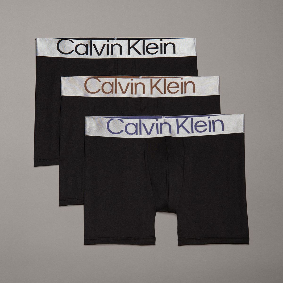 CALVIN KLEIN - Pack de 3 boxer brief - Steel Micro Negro Calvin Klein