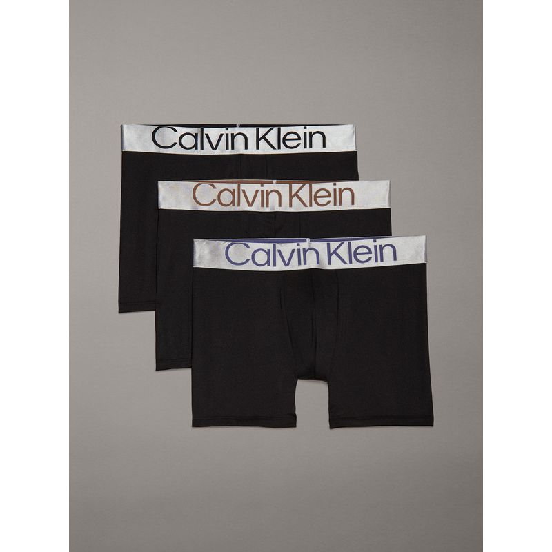 CALVIN KLEIN - Pack de 3 boxer brief - Steel Micro Negro Calvin Klein