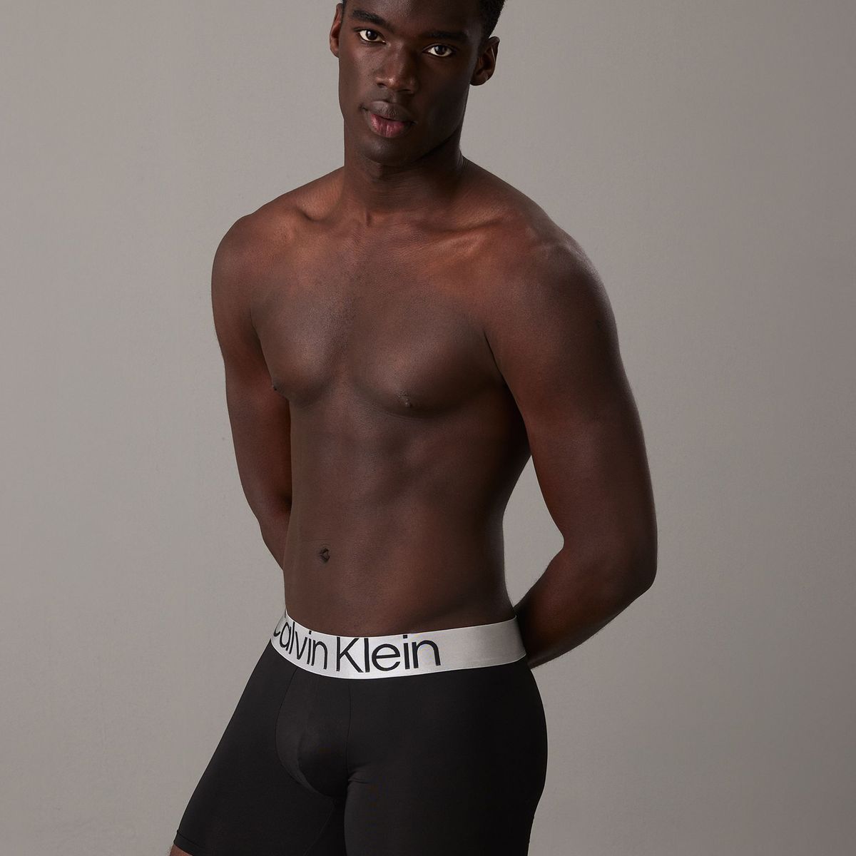CALVIN KLEIN - Pack de 3 boxer brief - Steel Micro Negro Calvin Klein