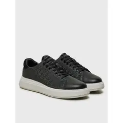 CALVIN KLEIN - Zapatillas cupsole con monograma Negro