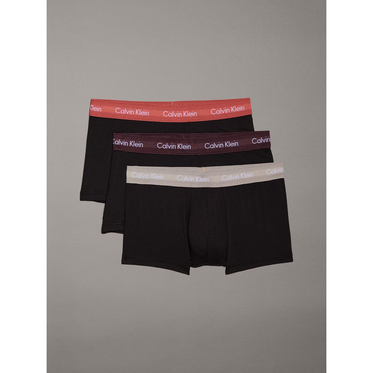 CALVIN KLEIN - Pack de 3 boxer trunk - cotton strech Negro Calvin Klein